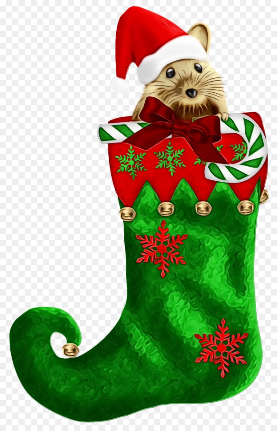 Новогодние носки для подарков мультяшные