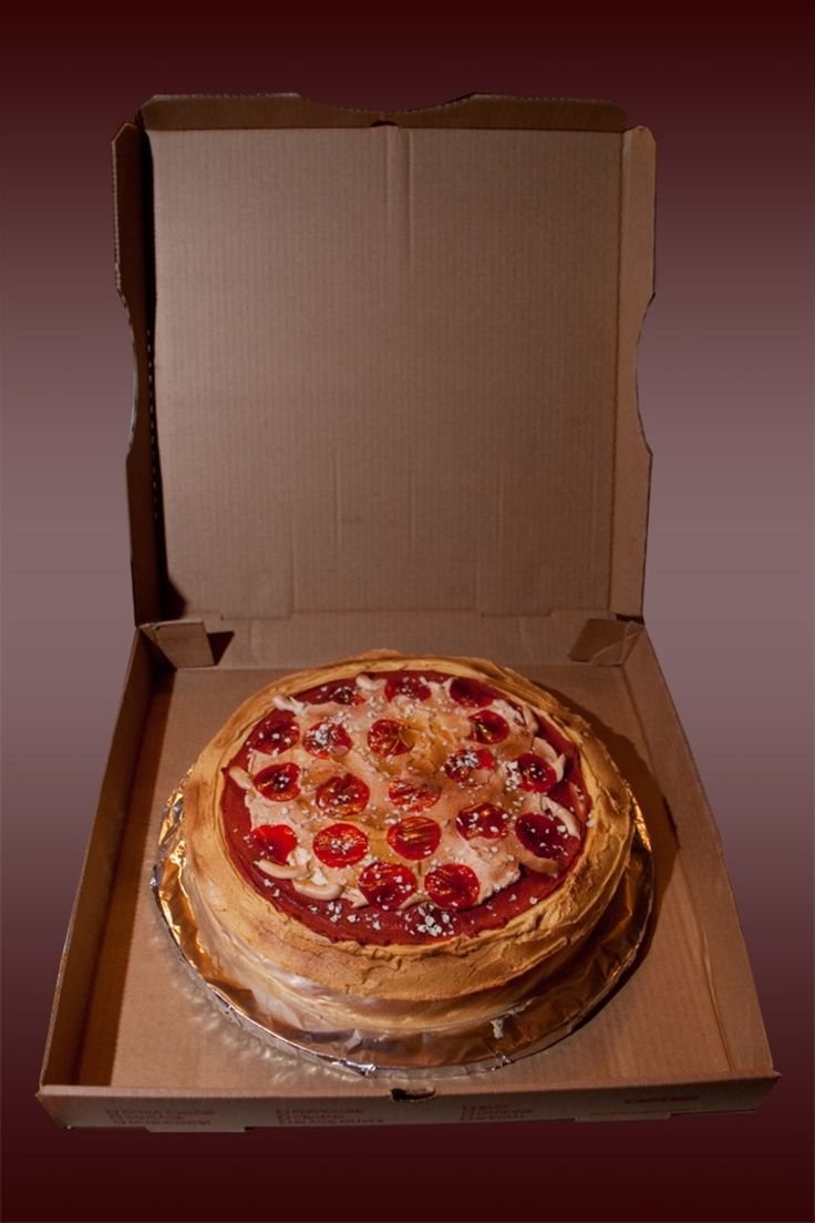 Торт в виде пиццы