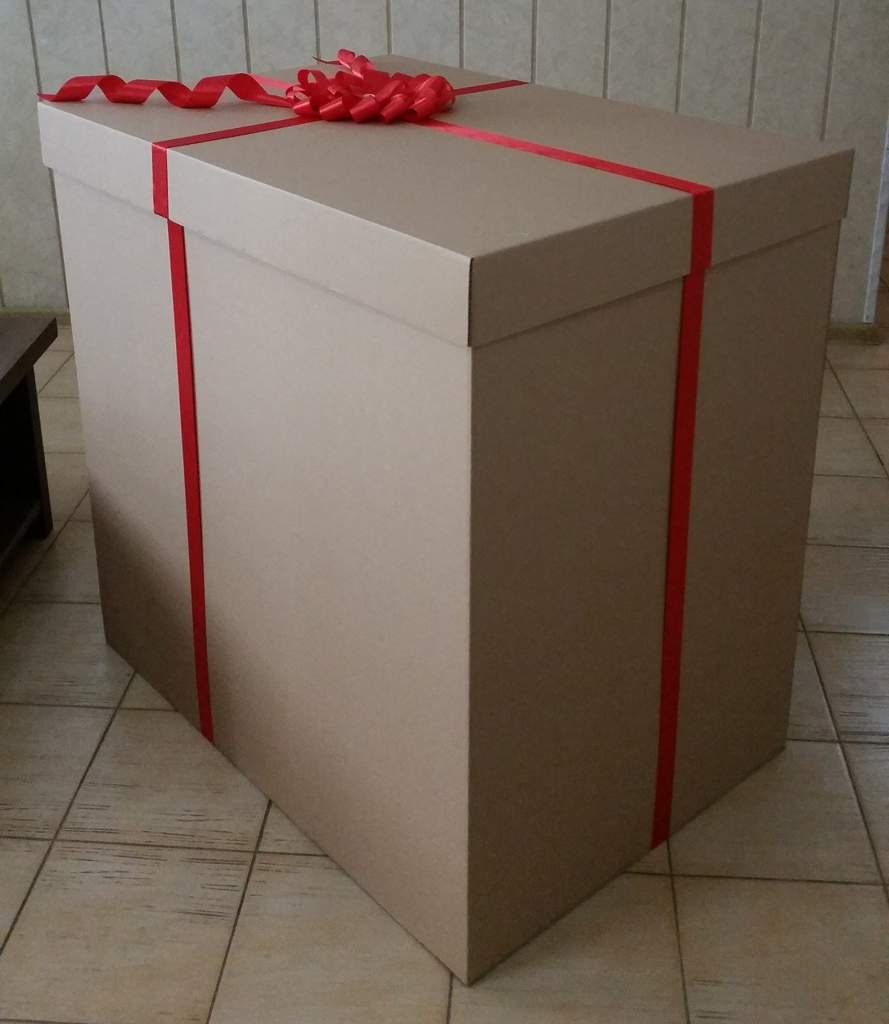 Где можно найти коробку. Большая подарочная коробка. Большие коробки для подарков. Большой короб для подарка. Огромные подарочные коробки.