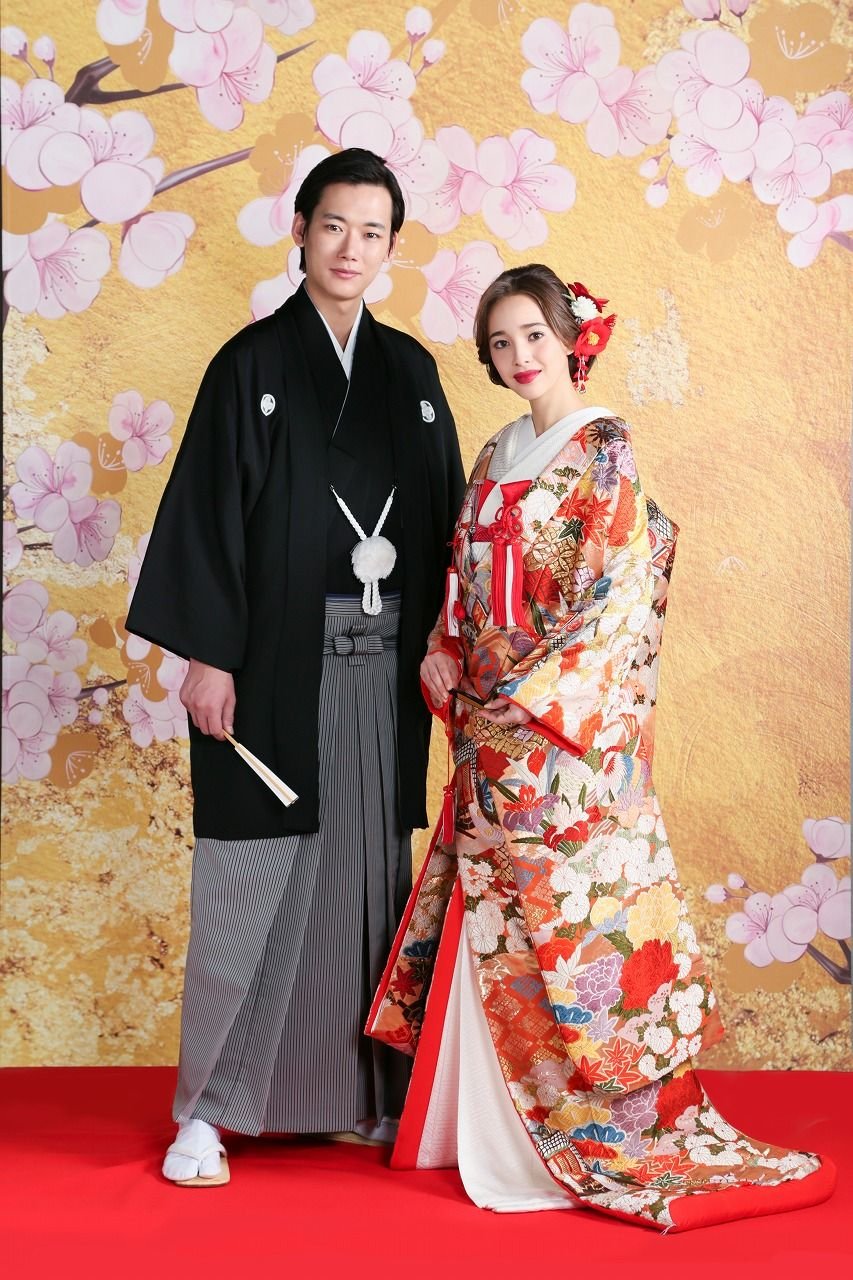 Японская принцесса в кимоно