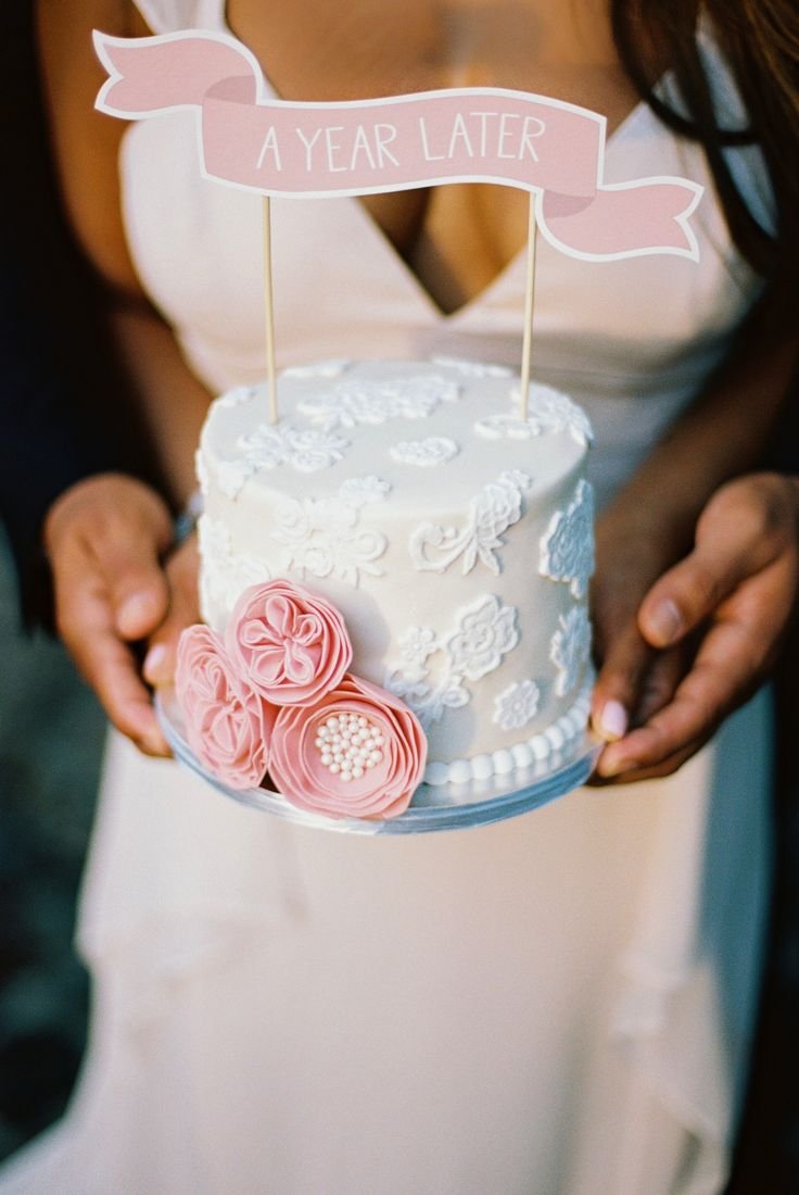 Маленький тортик на годовщину свадьбы