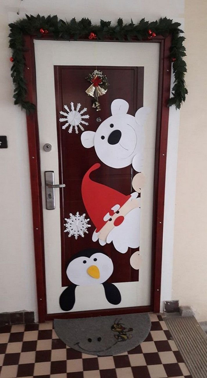 Новогодняя дверь