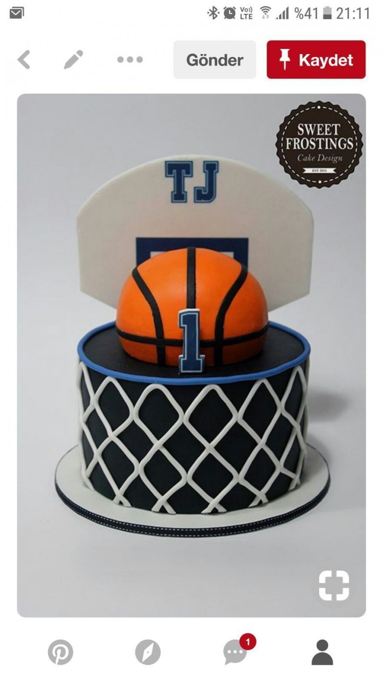 Торт «баскетболисту»