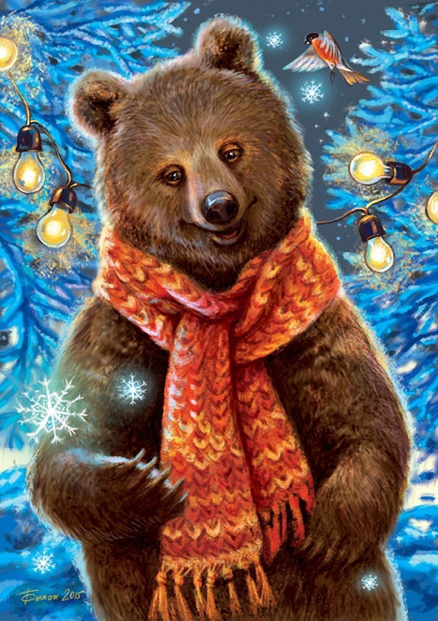 Новогодний медведь