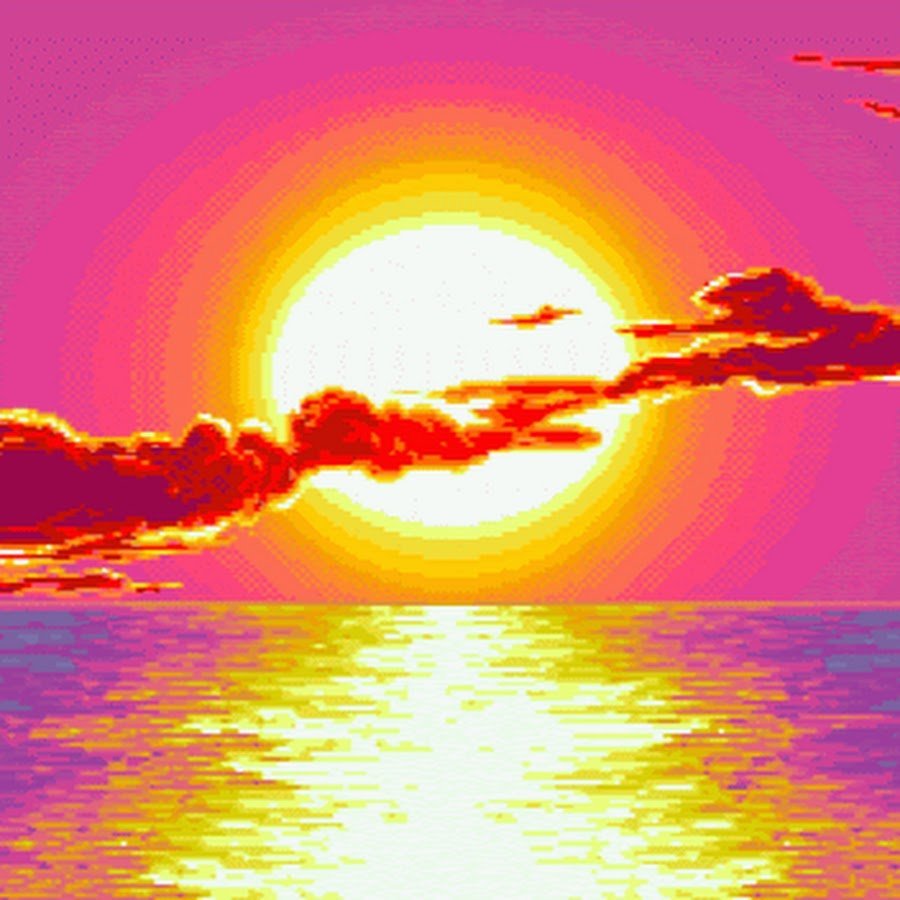 Море солнце арт