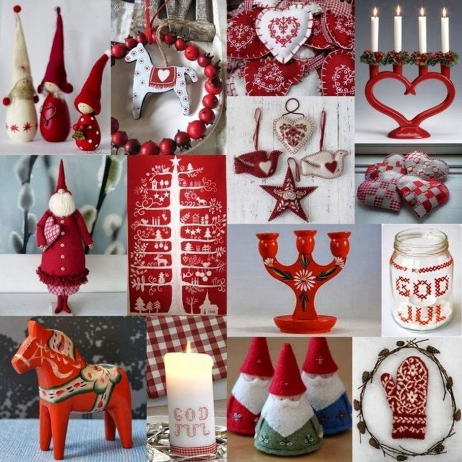 Скандинавские Рождественские украшения