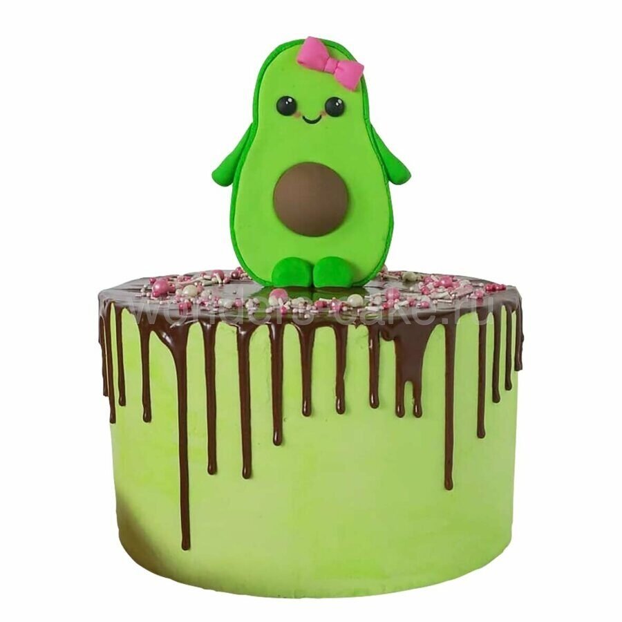 Торт авокадо на день рождения девочке