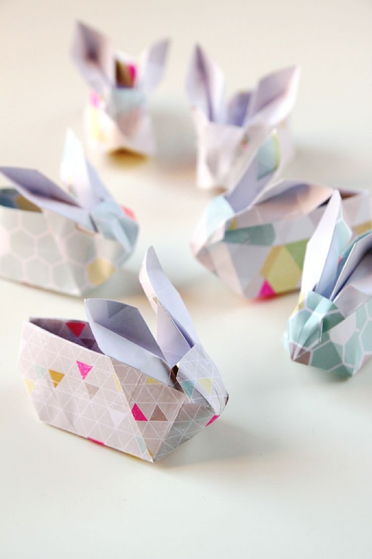 Пасхальное коробочка оригами