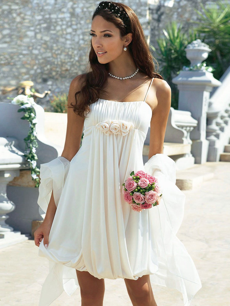 Легкое свадебное платье