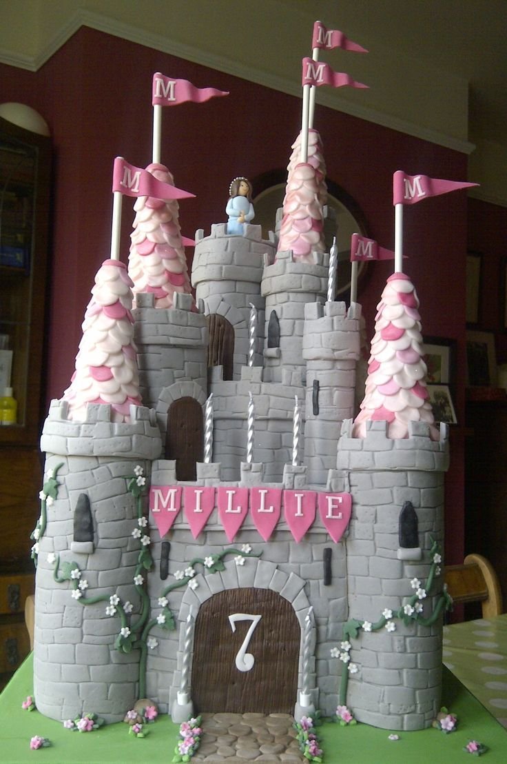 Торт замок принцессы