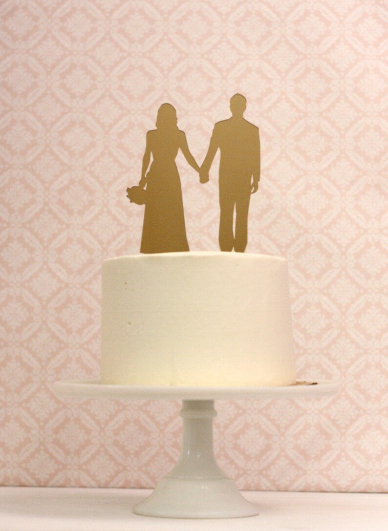 Силуэты на свадебный торт свидание