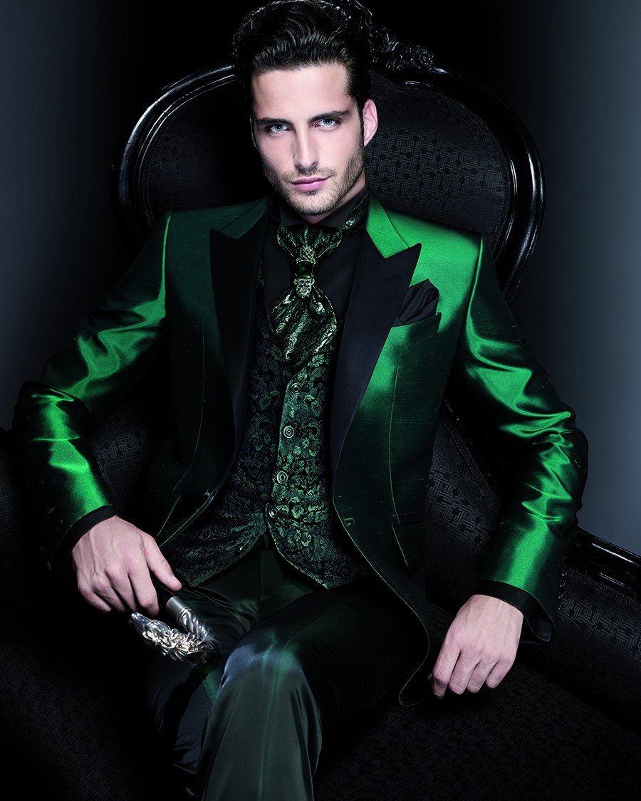 Antonio Rossi костюм тройка зеленый