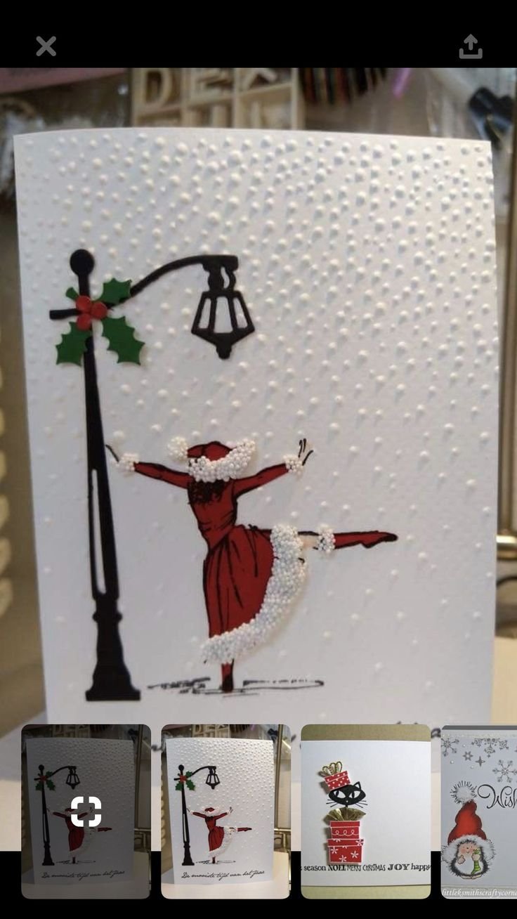 Креативная Рождественская открытка