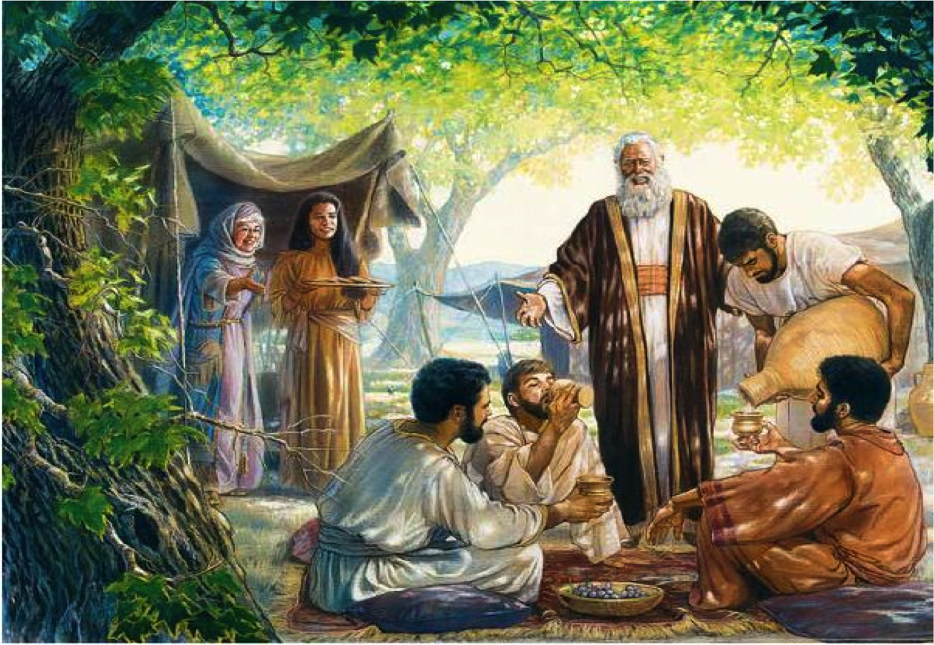 Иллюстрация свидетелей Иеговы про Авраама. Притча гость
