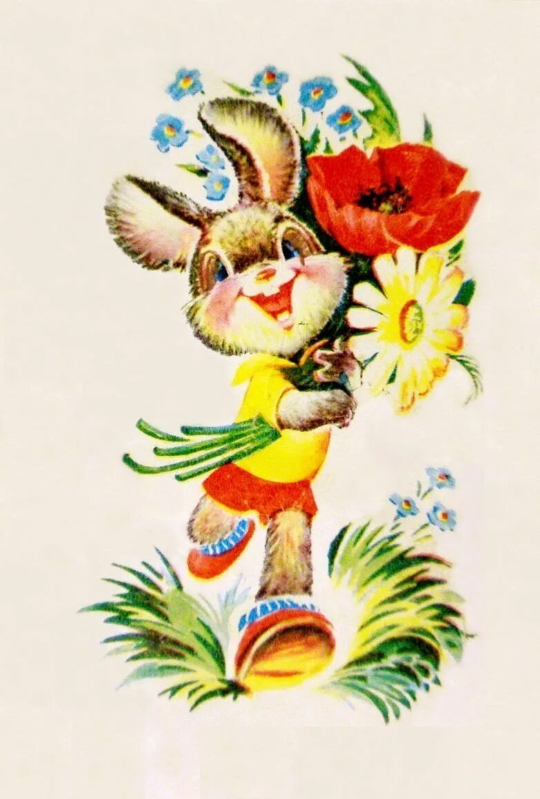 Советские открытки с мышами