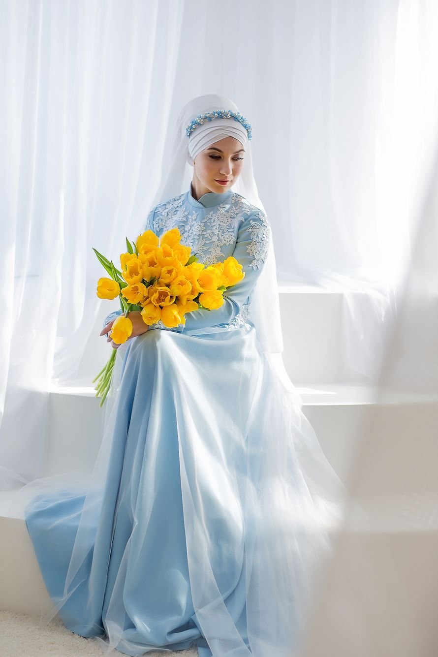Казахское свадебное платье национальное
