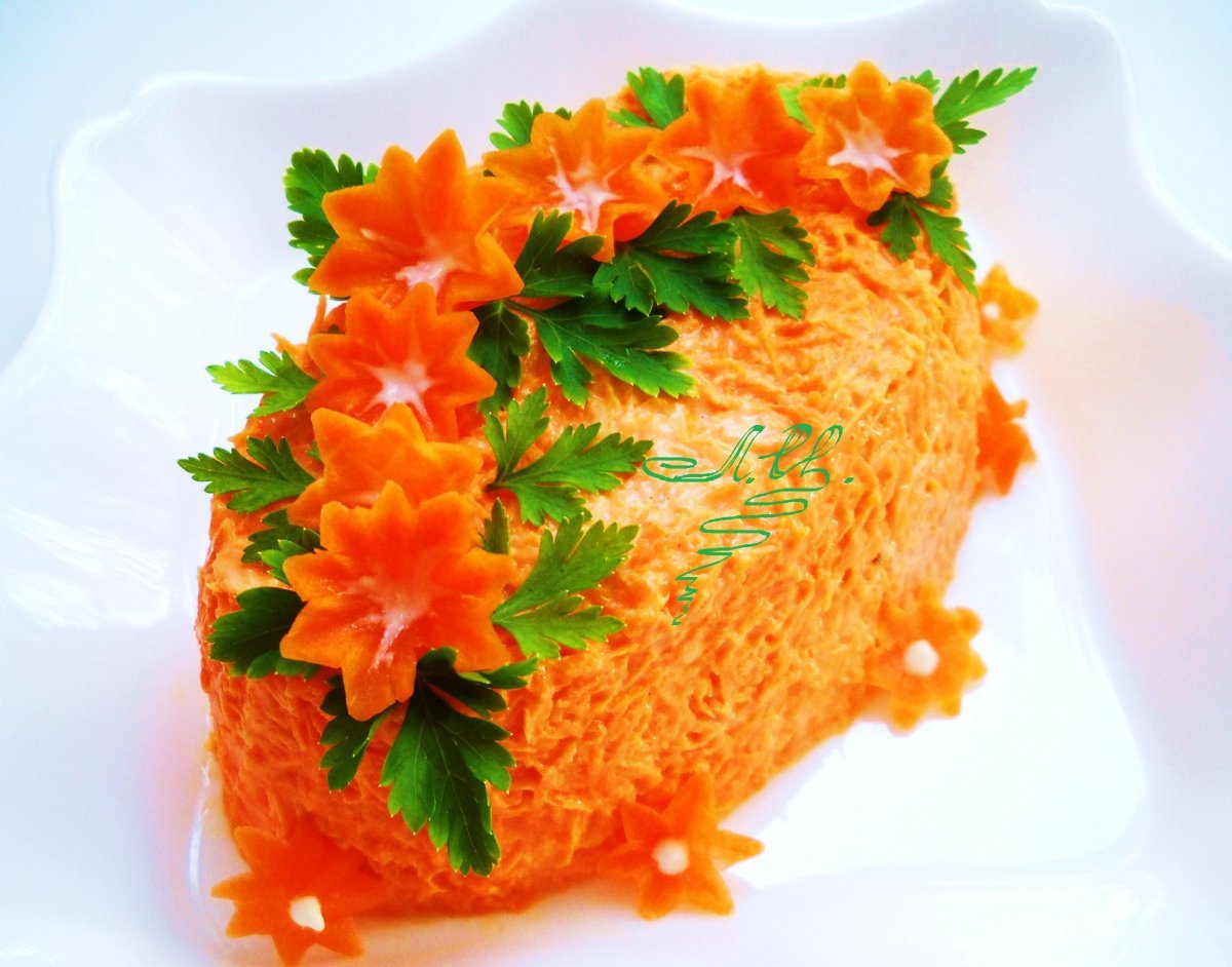 Торт из вареной моркови - 70 фото