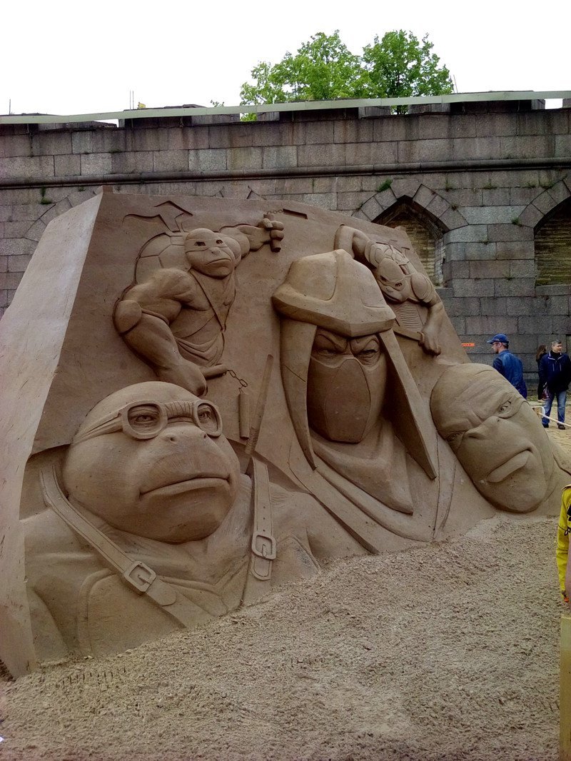 Выставка песчаных фигур в Санкт-Петербурге 2022