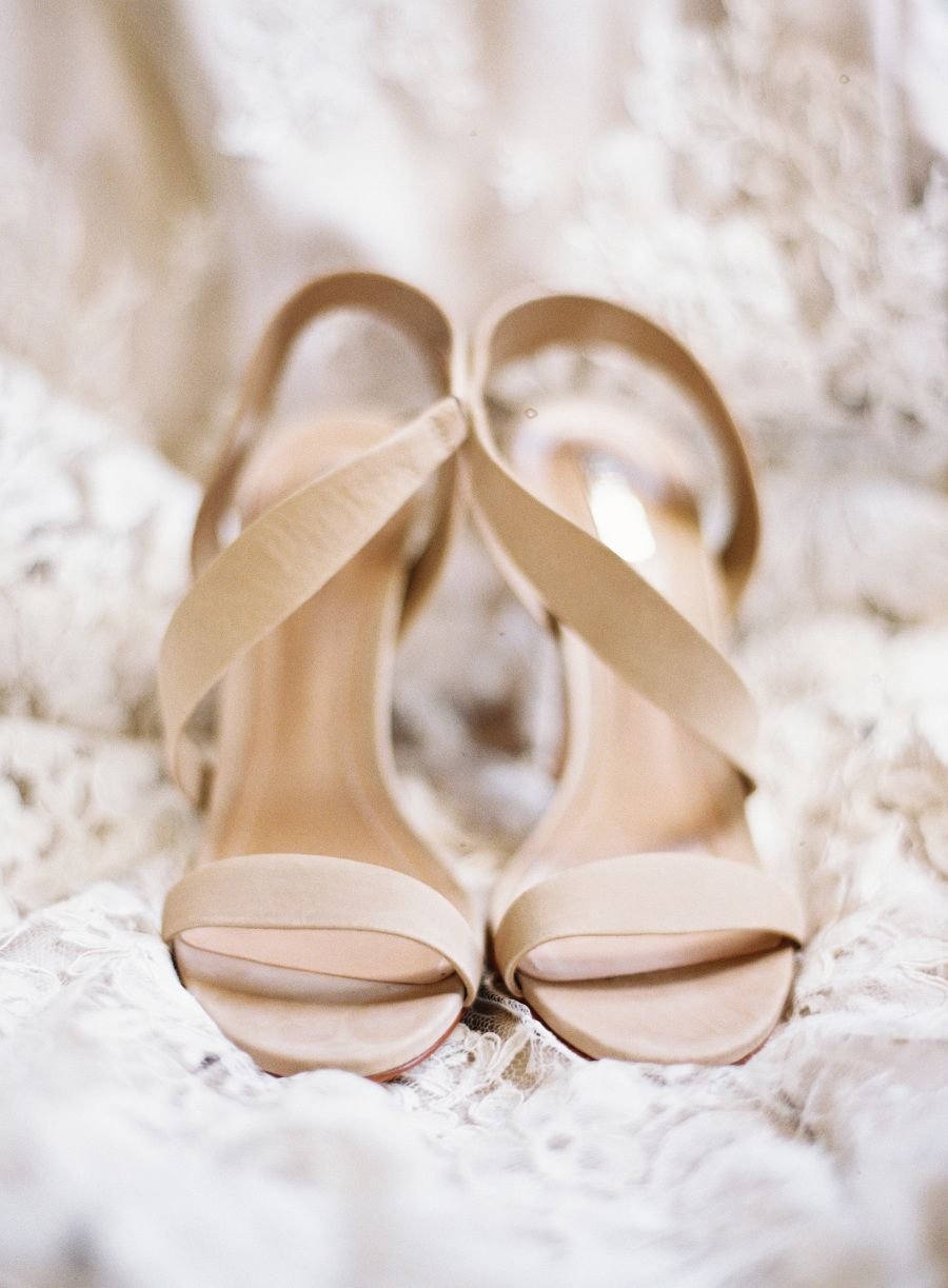 Туфли под свадебное платье айвори