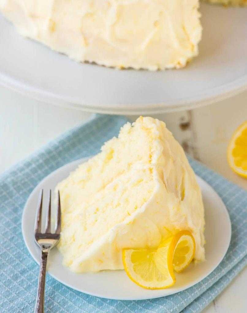 Торт с лимонным курдом