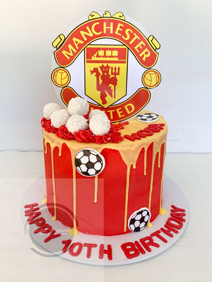 Футбольный торт Манчестер Юнайтед