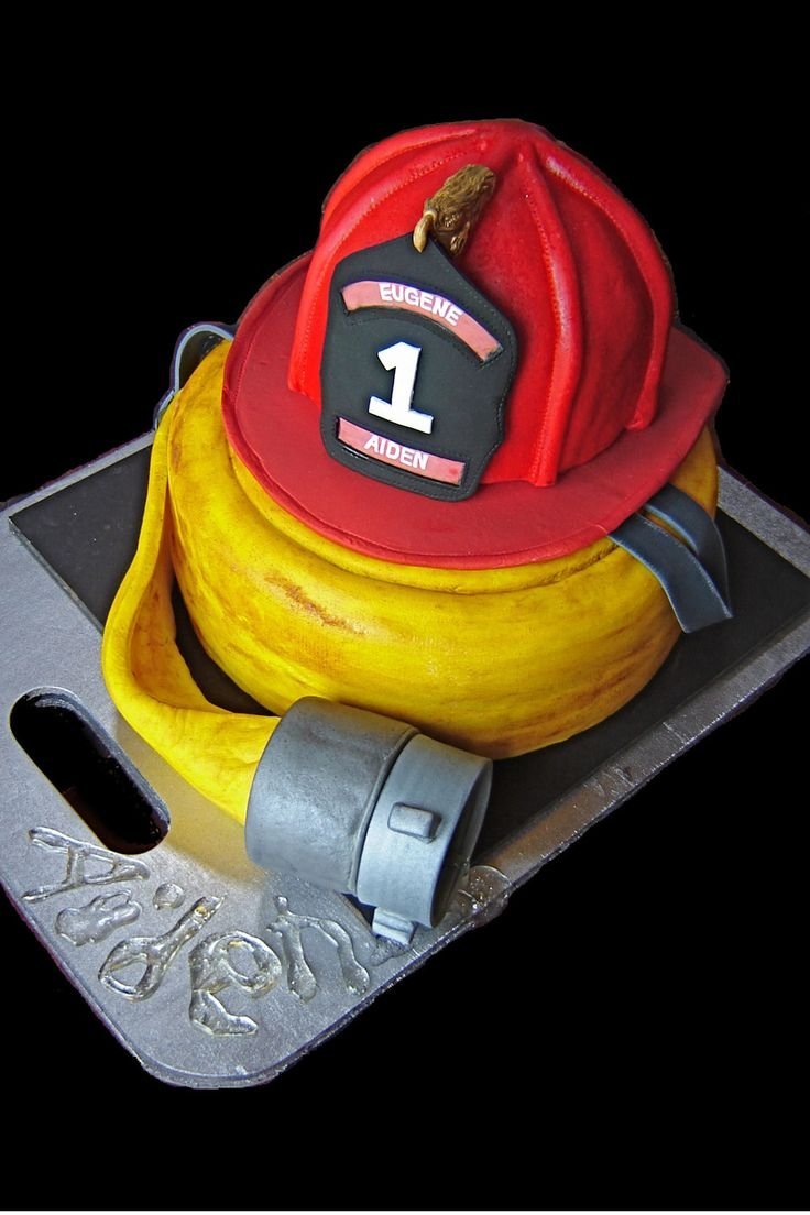 Торт детский пожарный