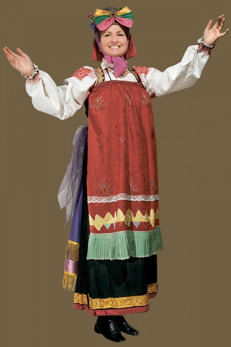 Традиционный костюм Курской губернии выкройки