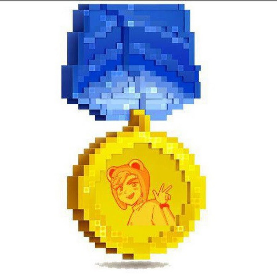 Медаль пиксель батла