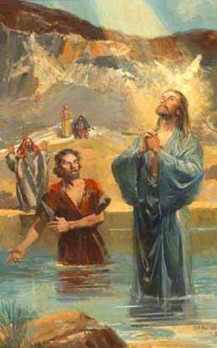 Крещение Иисуса Христа икона
