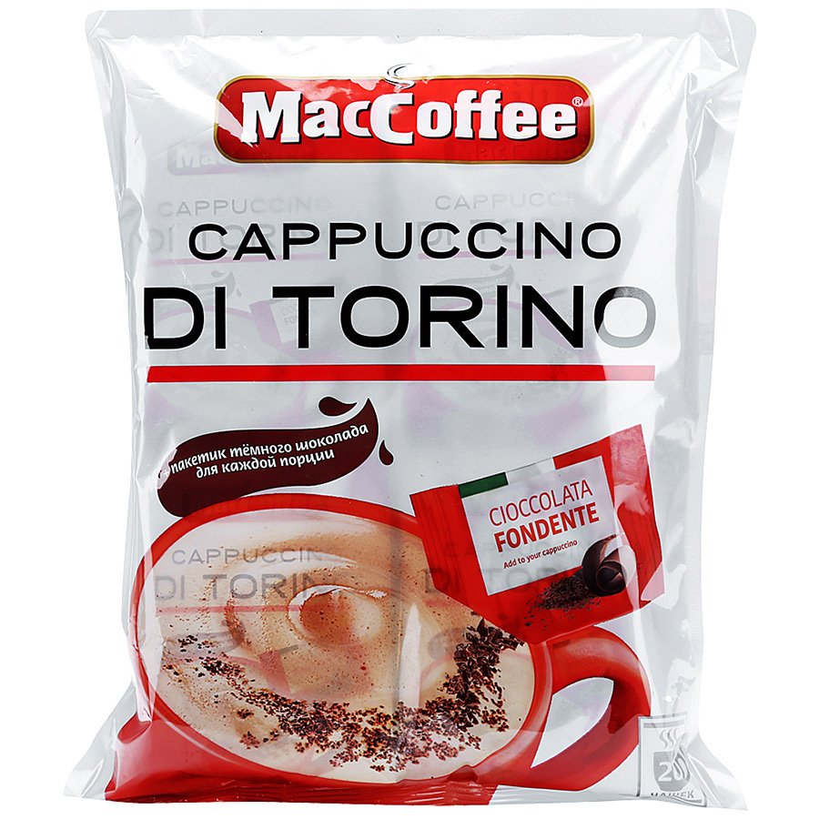 Напиток кофейный MACCOFFEE Cappuccino di Torino 3в1