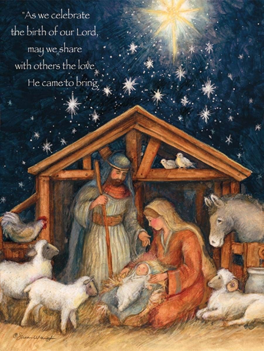 Святое семейство Рождество для вертепа