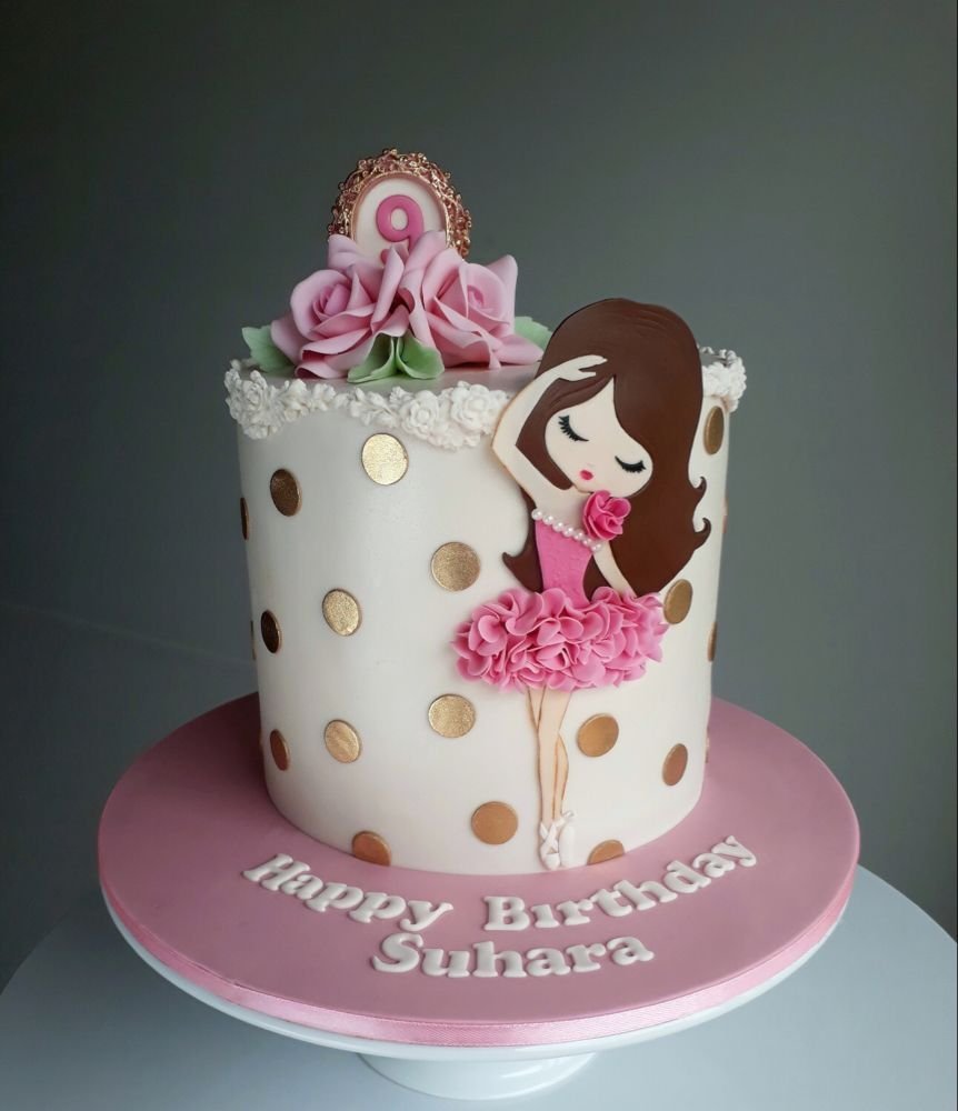 Торт с изображением Барби