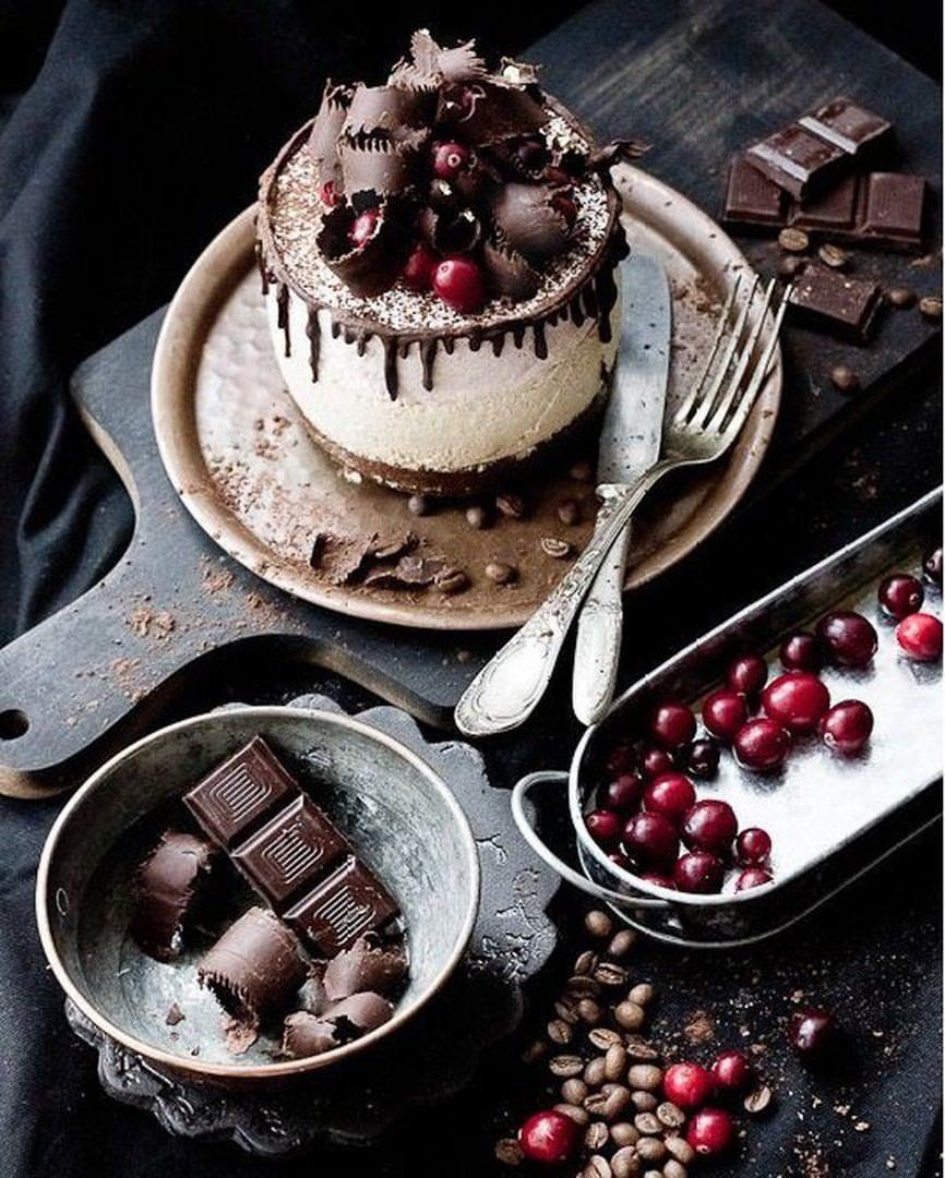 Муссовые торты три шоколада