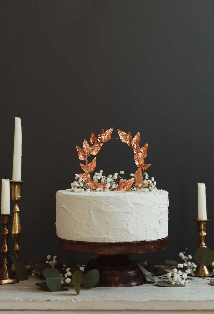 Торт на медную свадьбу