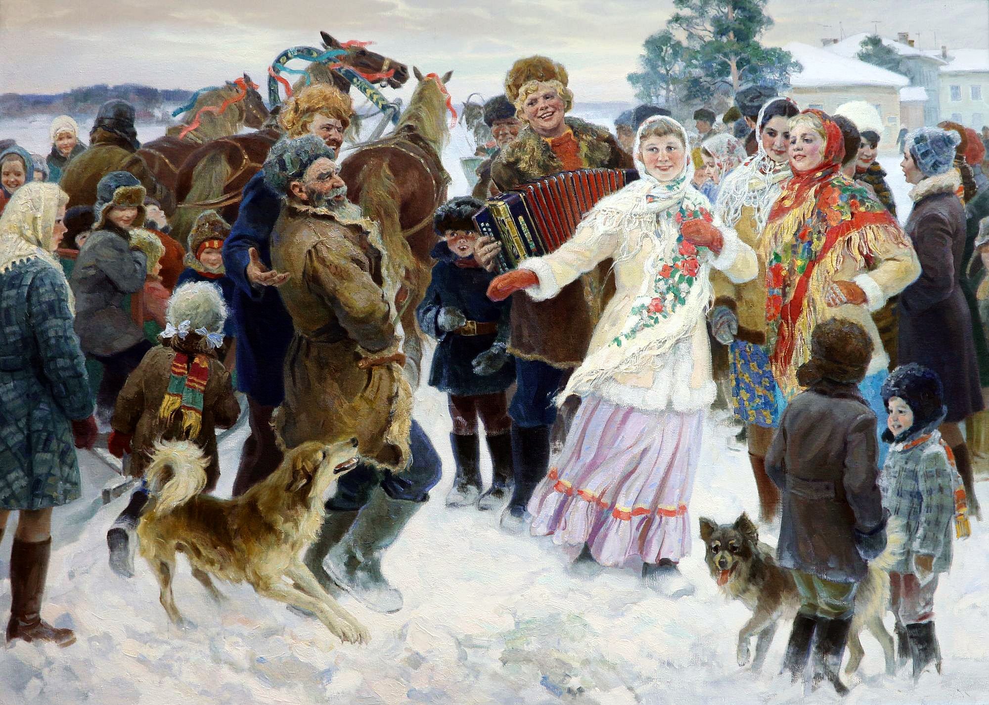 Народы россии новый год