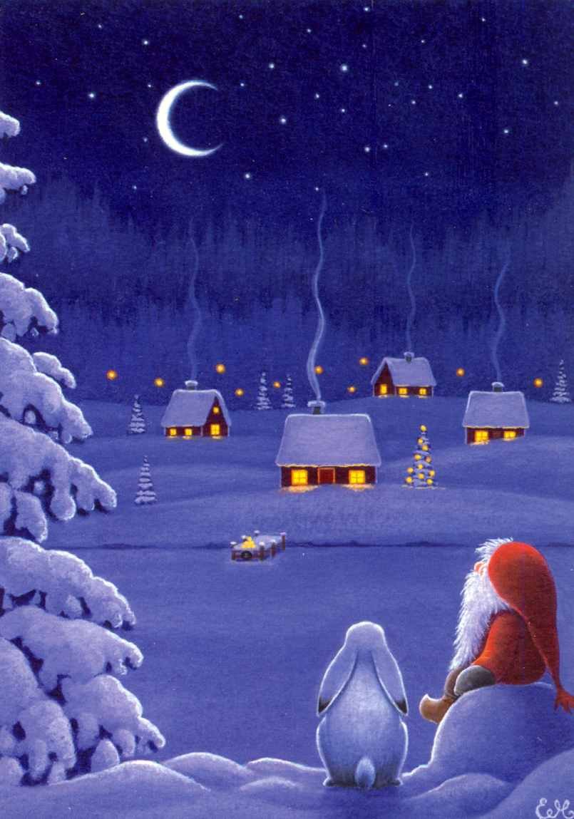 Рождественские иллюстрации Eva Melhuish