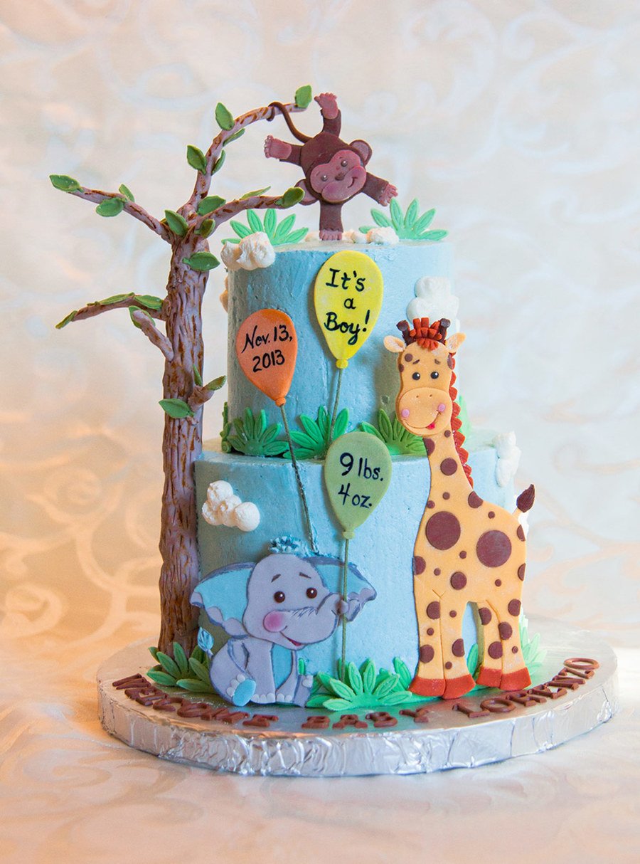 Жираф фигурка для торта