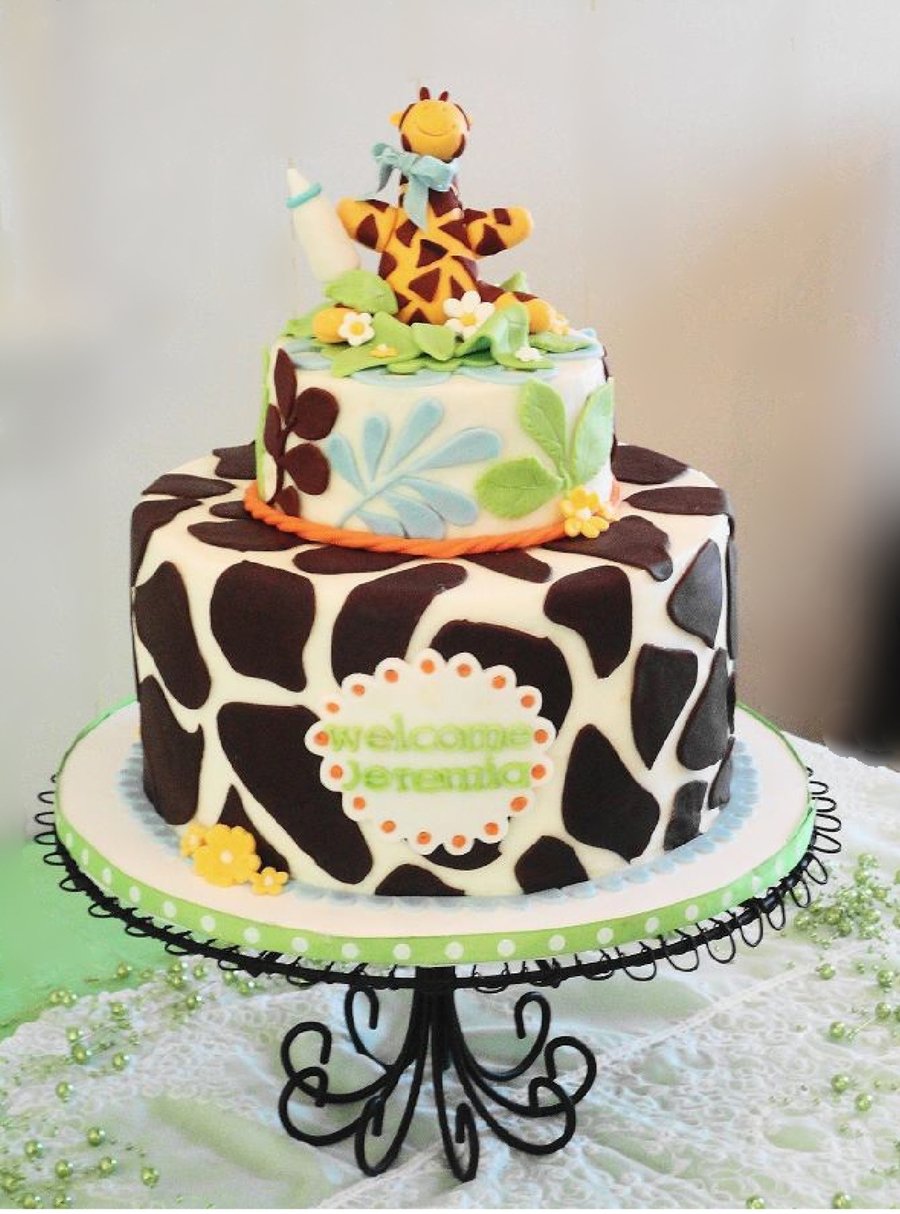 Торт с жирафиком