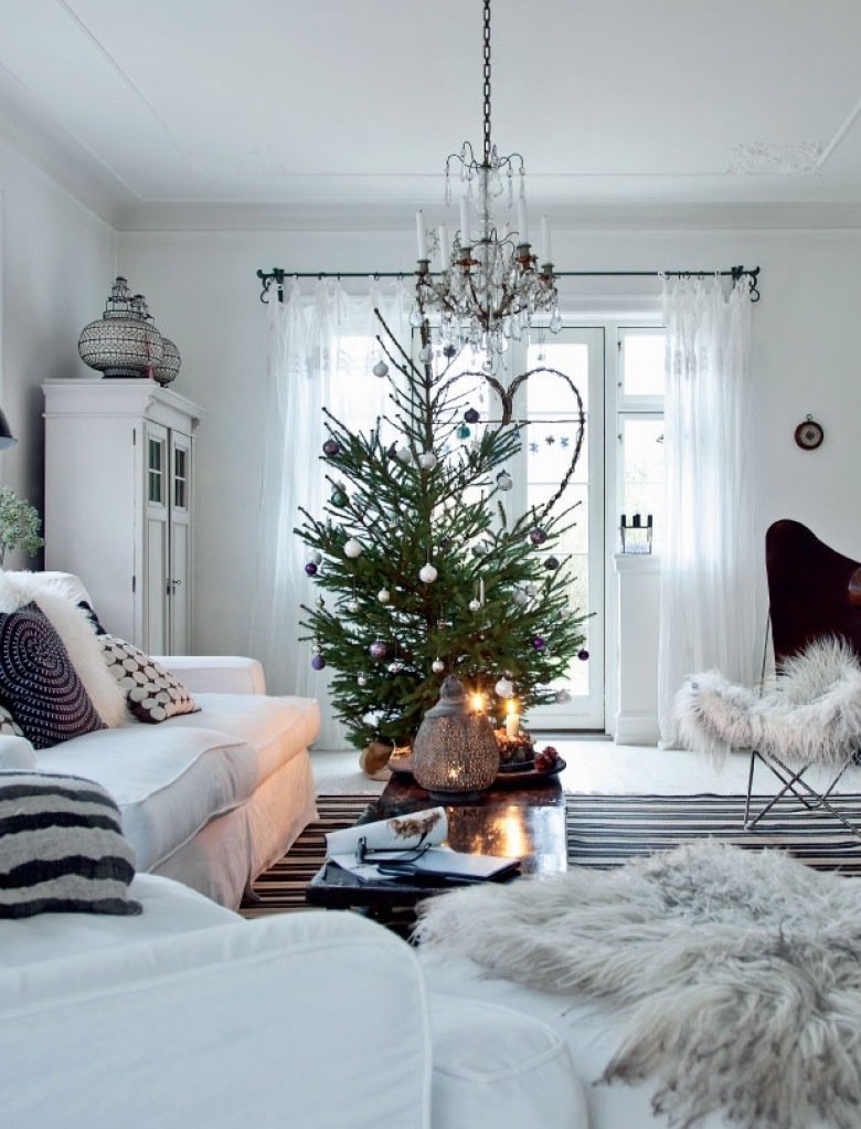 Рождественский декор в скандинавском стиле