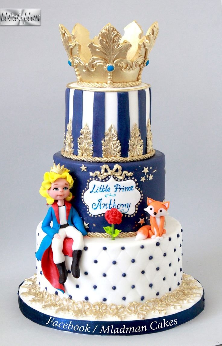 Детские торты для маленьких принцев