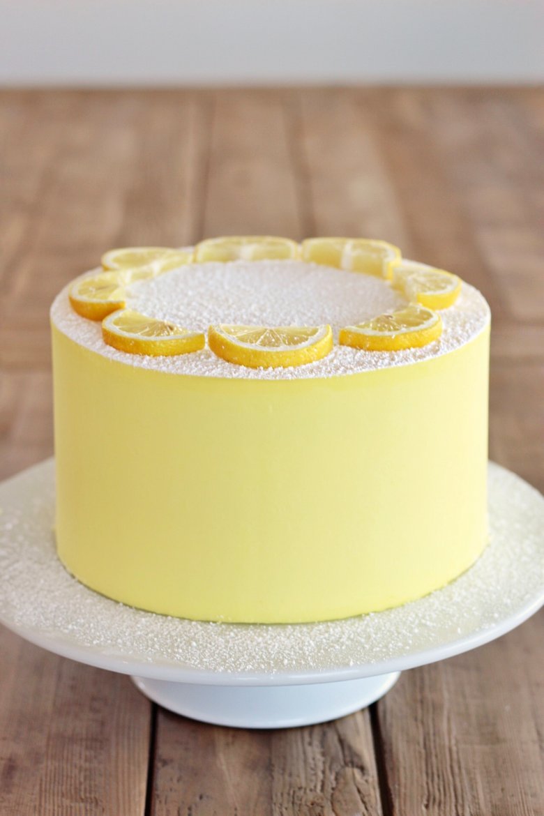 Торт с лимонным курдом