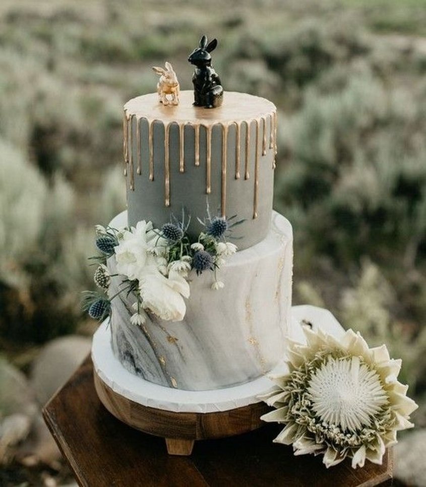 Свадебный торт красивый необычный