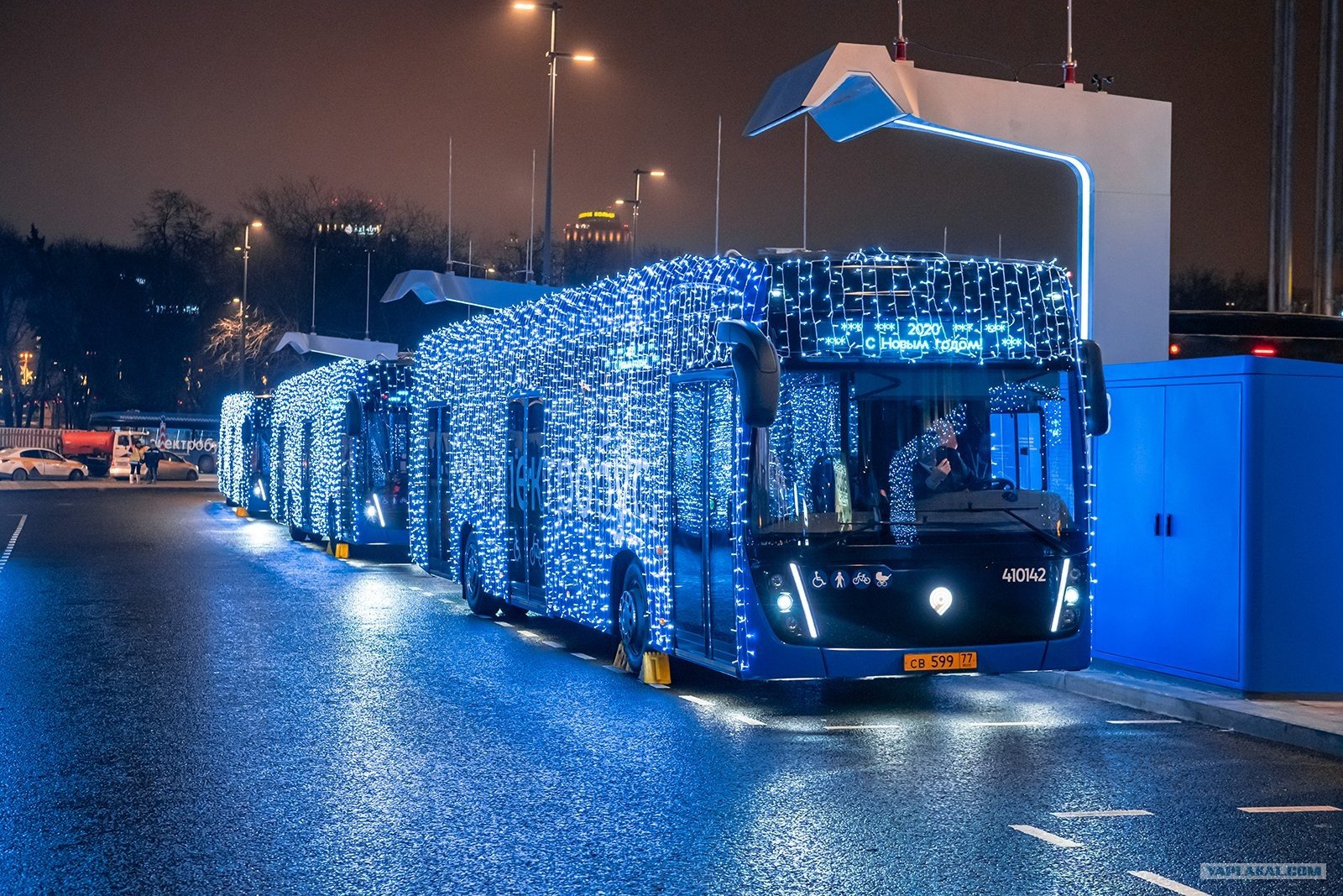 новогодний троллейбус гомель фото