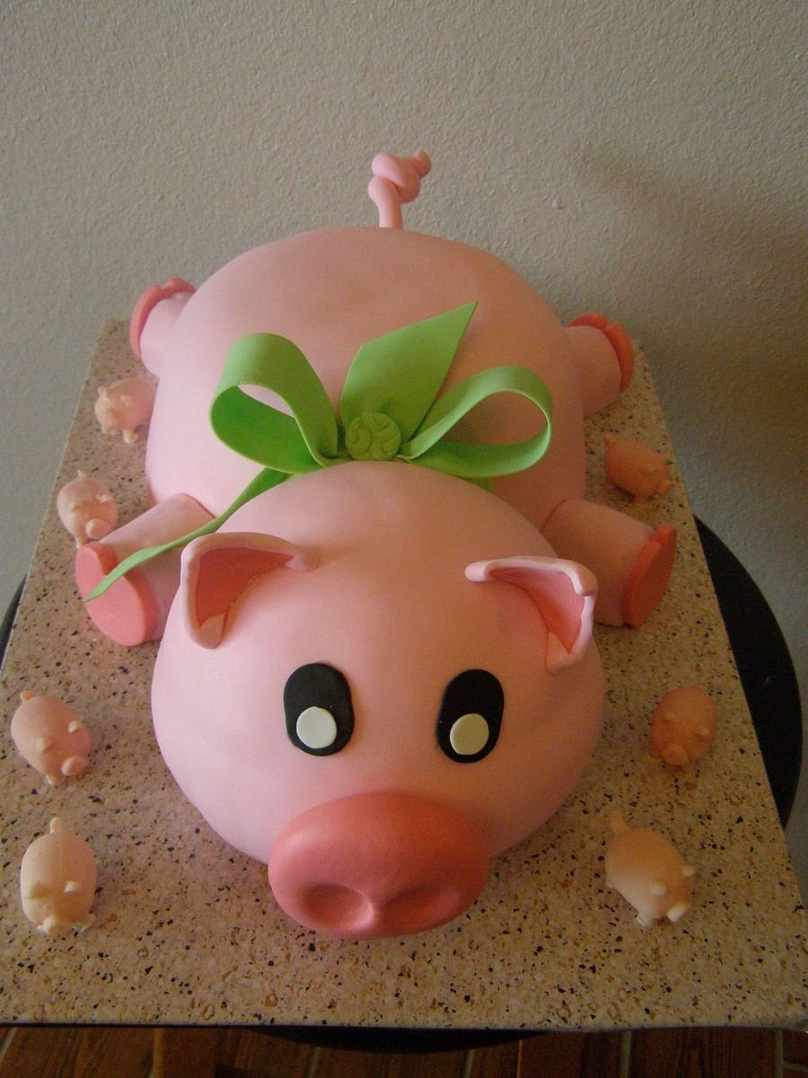 Торт с рисунком Свинка Пеппа