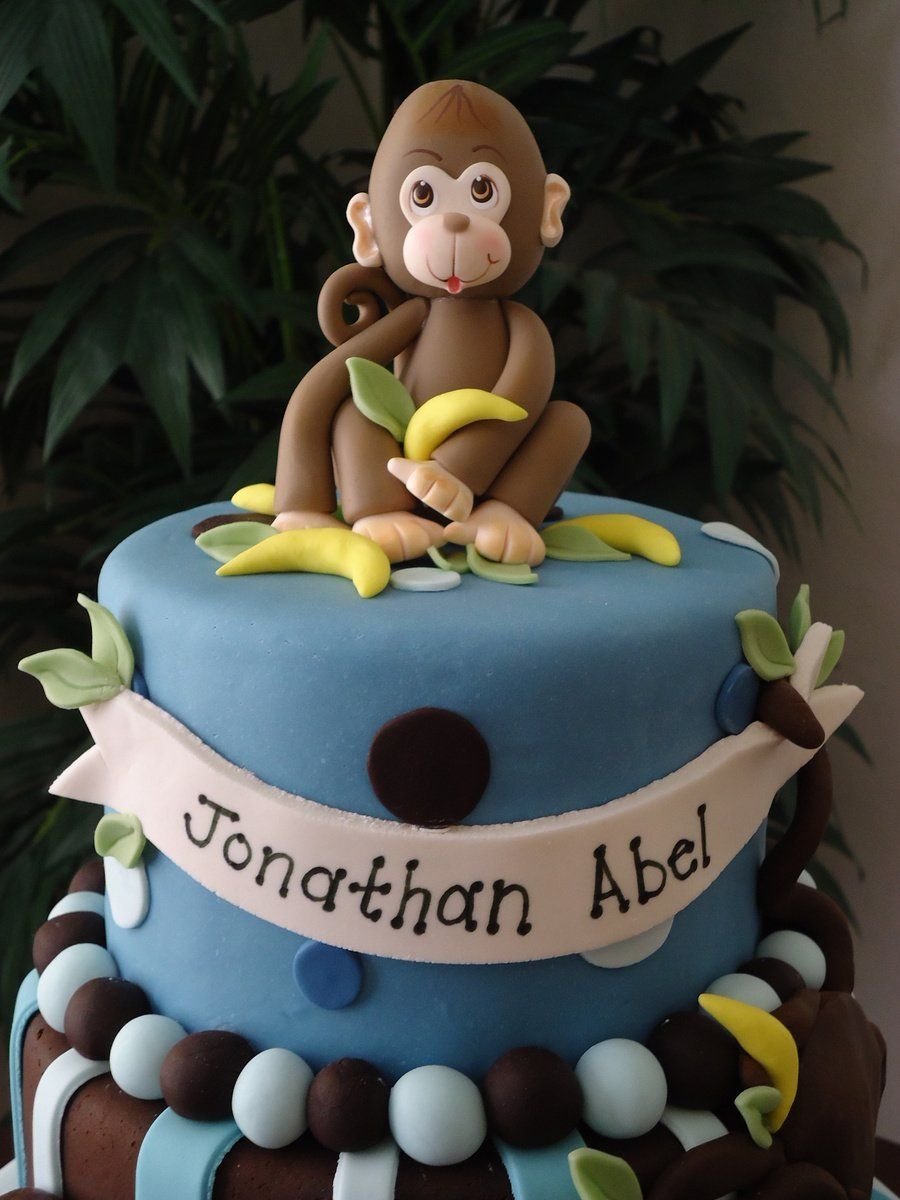 Торт в виде обезьяны