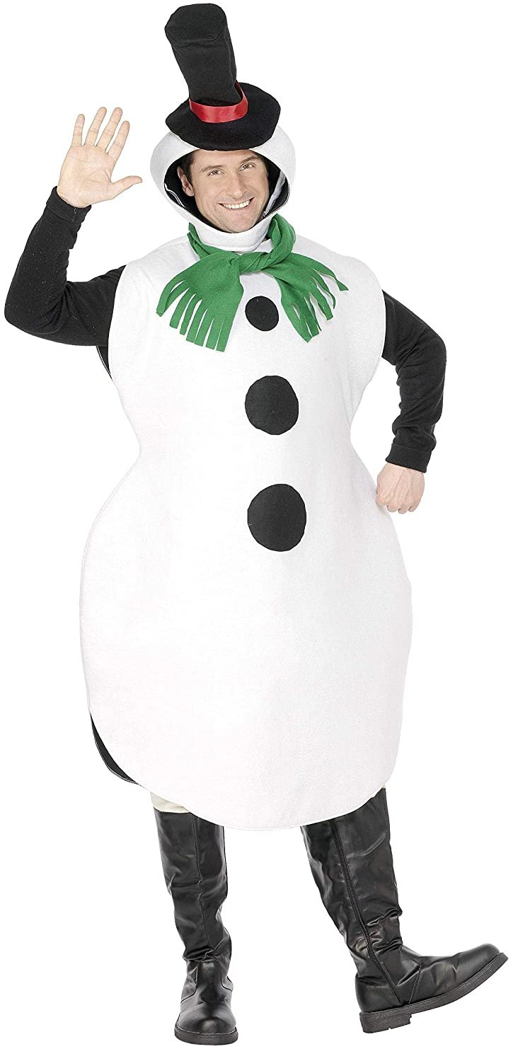 Снеговик костюм новогодний взрослый