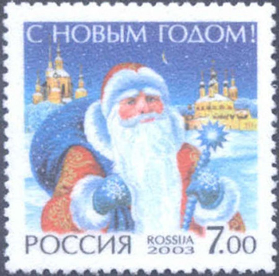 Новогодние марки для детей