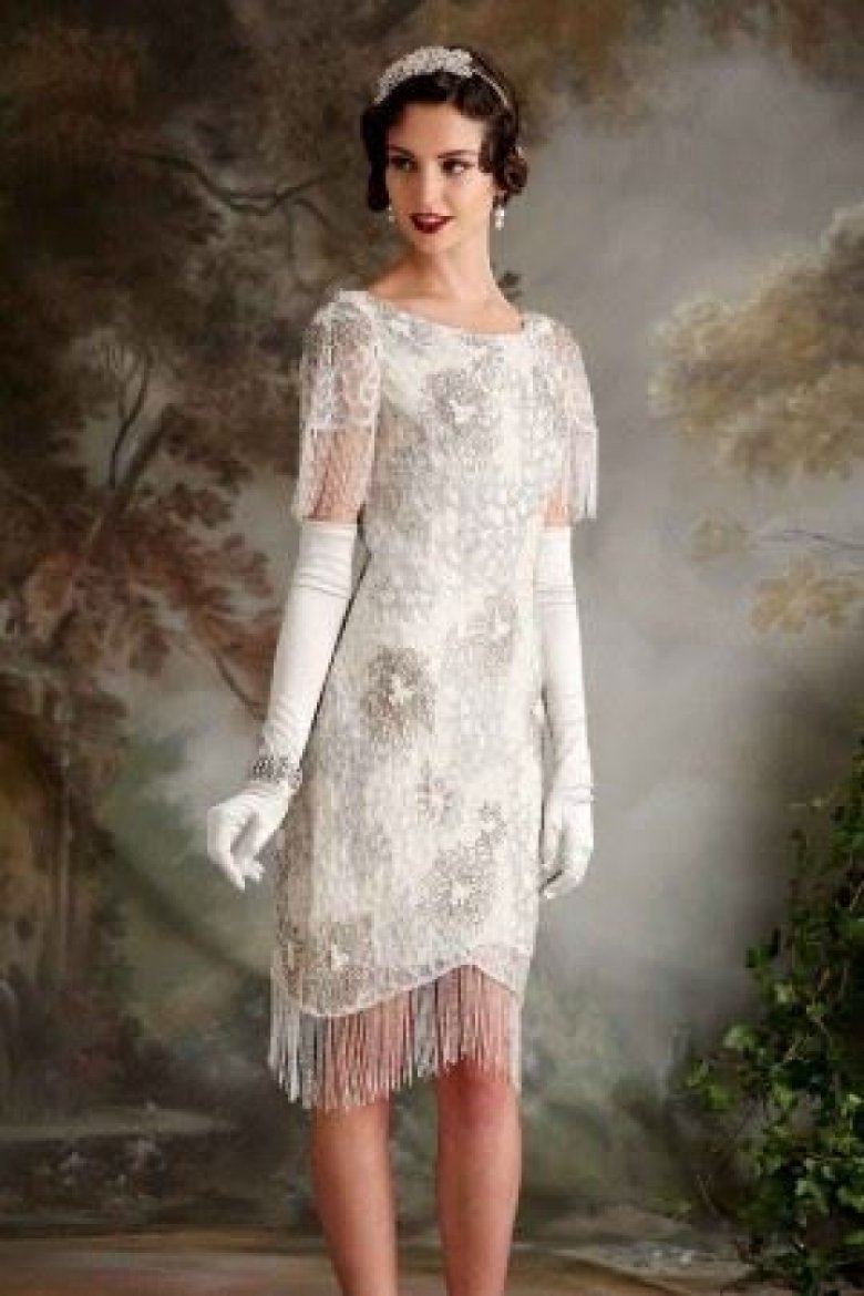 Свадебное платье в стиле Гэтсби