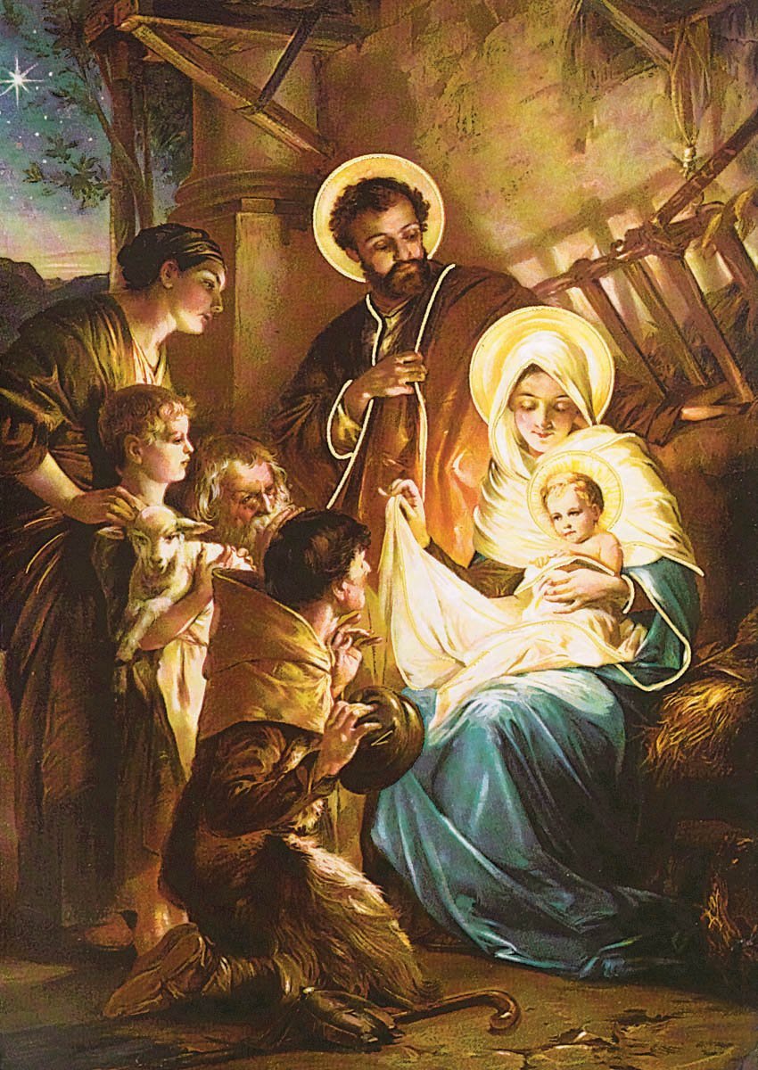 Дева Мария с младенцем вертеп