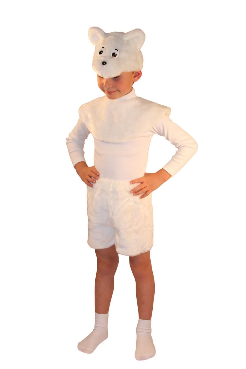 Карнавальный костюм Карнавалия белый медведь